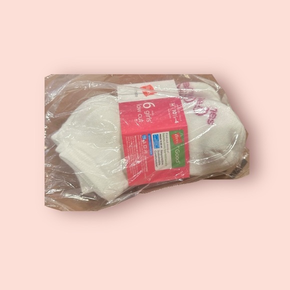Girls Hanes Low Cut Socks. 12 Total. (2 packs of 6)Open Packaging. Never Worn. - Picture 8 of 8